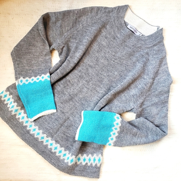 Nordic mock neck pullover - Picture 1 of 5
